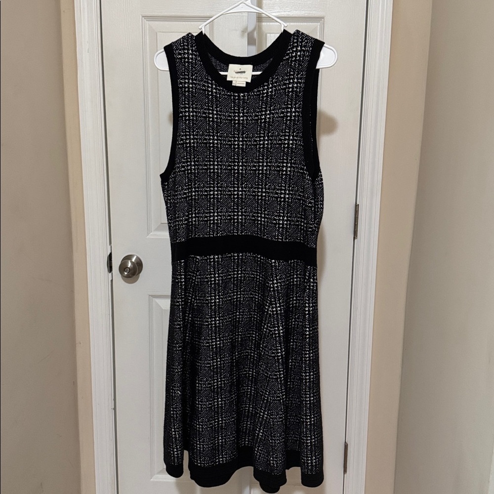 Kate Spade Out West mod plaid sweater dress - Picture 3 of 6